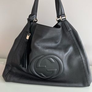 Gucci Large Soho Leather Shoulder Bag